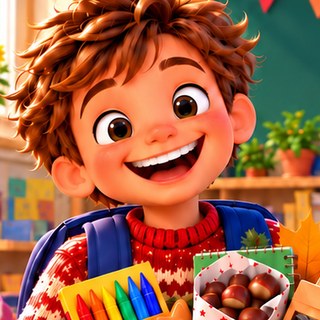 Juan con 8 años