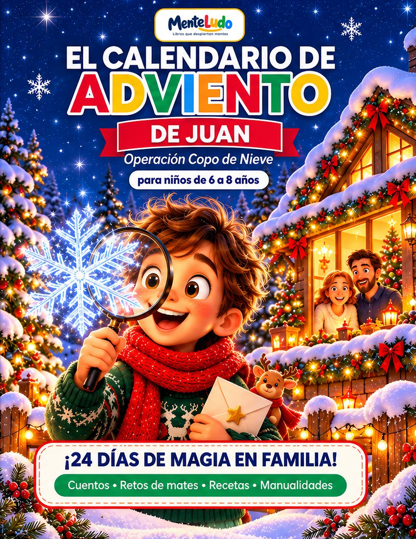 Portada de El calendario de Adviento de Juan: Operación Copo de Nieve